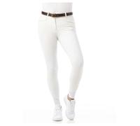 EQUITHEME Pantalon Safir - Femme - Couleurs - Blanc/Bleu, Taille Culottes - 38