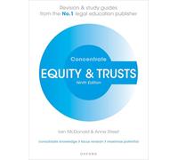Equity and Trusts Concentrate: Law Revision and Study Guide