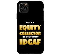 Equity Collector IDGAF Meme Stock Equities Traders Investor Coque pour iPhone 11 Pro Max