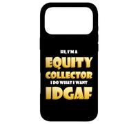 Equity Collector IDGAF Meme Stock Equities Traders Investor Coque pour iPhone 17 Pro Max