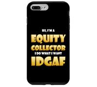 Equity Collector IDGAF Meme Stock Equities Traders Investor Coque pour iPhone 7 Plus/8 Plus