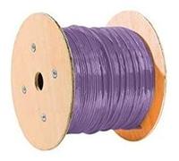 Dexlan - Câble en vrac - 500 m - 7.3 mm - paire torsadée écrantée (F/UTP) - duplex - CAT 6 - sans halogène, conducteurs massifs - violet