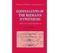 Equivalents of the Riemann Hypothesis: Volume 2, Analytic Equivalents