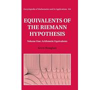 Equivalents of the Riemann Hypothesis: Volume 1, Arithmetic Equivalents