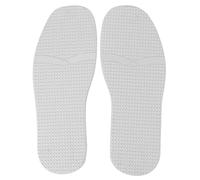 equlup 1 paire de semelles antidérapantes en caoutchouc de remplacement de chaussures, réparation universelle du bas de chaussures à faire soi-même (Blanche)