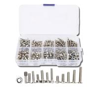 equlup 300PCS Universel en Acier Inoxydable RC Vis Kit Vis Assortiment Ensemble Matériel Fixations Fit forTraxxas 1/16 Crawler Réparation Outil Pièces