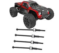equlup Arbre de Transmission Avant/arrière RC, 4 pièces en Acier, kit d'arbre de Transmission CVD Avant/arrière RC, Arbre de Transmission à Joint Universel pour Blackout XTE XBE SC