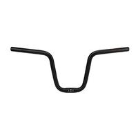 equlup Bike Riser Handlebar, 25.4mm Diameter 580mm Anti Vibration Bike Handle Extra Long Handlebar Aluminum Alloy Folding Road Bike Riser Bar for Mountain Road Bikes (210mm / 8.3in Height)
