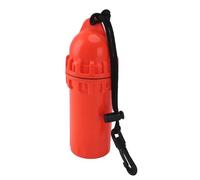 equlup Boîte sèche de plongée 20x6, 5cm/7,9x2,6 Pouces, boîte sèche cylindrique étanche pour plongée sous-Marine et apnée, boîtier d'étanchéité sous-Marine avec Clip (Rouge)