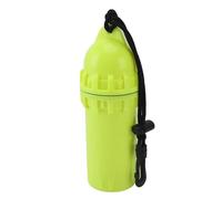 equlup Boîte sèche de plongée 20x6, 5cm/7,9x2,6 Pouces, boîte sèche cylindrique étanche pour plongée sous-Marine et apnée, boîtier d'étanchéité sous-Marine avec Clip (Jaune)