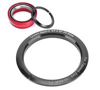 equlup Bol inférieur de Casque de vélo, Casque de Fourche Avant de vélo en Alliage d'aluminium sous Le Bol, pièces de Mise à Niveau de vélo pour Tube Conique de 1,5 Pouces