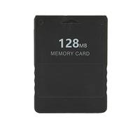 equlup Carte mémoire PS 2, 8/16/32/64/128/256 Mo, carte mémoire de jeu de remplacement ABS haute vitesse, accessoires de jeu pour console PS 2 (128 Mo)