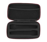 equlup Case de Microphone sans Fil, 11.8x5.9x2.75 Pouce Portable Sac à glissière EVA Portable Boîte de Rangement à Double Micro