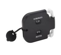 equlup Compteur de Score de Golf, 0-99 Compteur de Coups pour 2 Joueurs Mini Tableau de Bord Putts de Coups en Plastique comptage Clicker indicateur de Score de Golf (Presse Blanche à Corps Noir)