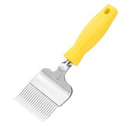 equlup Dent d'apiculture 22 x 7 cm (8,66 x 2,76 Pouces) Apiculture Peigne à Miel en Acier Dent d'apiculture Fourche à désoperculer Ruche Fournitures nécessaires à l'apiculteur pour Ruche