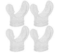 equlup Embout Buccal Régulateur De Plongée sous-Marine en Silicone, 4 Pièces, Confort, Morsure, Tuba, Remplacement, Accessoires De Plongée sous-Marine