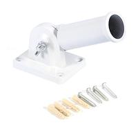 equlup en Acier Inoxydable Heavy Duty Drapeau Pole Titulaire Supports Réglable Support Mural avec Hardwares pour 1 "Diamètre Intérieur Pole