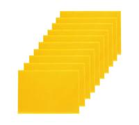 equlup Fond de Ruche 10 pièces, 5,1x 3,5 Pouces, Feuille de Cire d'abeille, Cadre de Ruche Enduit de Cire pour Cadre d'abeille Apiculteur