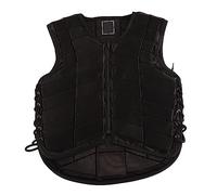 equlup Gilet équestre, Professionnel de Protection de la sécurité rembourré Zipper Protector Gear Gilet Confortable réglable Respirant Body Wearing Tissu pour Adultes équitation (M)