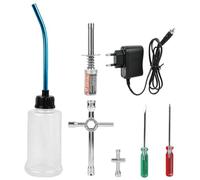 equlup Kit de démarrage RC Nitro, 250mA 110-240V Kit démarrage allumeur Bougie Allumeur à Bougie kit démarrage Voiture Essence Miniature Allumeur Bougie métal pour HSP 80141 Véhicule RC 1/8 1/10