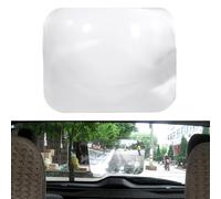 equlup Lentille de Lunette arrière de Voiture, 20x25,5cm Lentille arrière Grand Angle pour Voiture Autocollant pour lentille de fenêtre rétroviseur d'assistance à Vision avec loupe pour véhicule