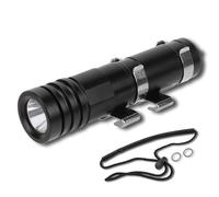 equlup Mini Lampe de Poche de plongée, 200m épreuve d'eau sous-Marine LED LED Camping Lantern Torche avec Clip de Fixation de Masque et Longe pour la plongée Exploration de la mer
