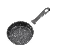 equlup Pan à frire sans bâton, Maifan Stone Omelette Fry Pans Pan d'oeuf Omelette Stone Chercheur Steak Maison Steak avec poignée pour poêle à gaz de cuisinière à induction (12 cm)