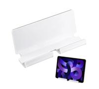 equlup Paquet de 2 Supports muraux pour Tablette en Acrylique Support avec rainure (Blanche)