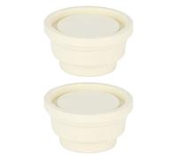 equlup Pare-Chocs d'échelle, 2pcs Piscine d'échelle Bouchon en Caoutchouc de sécurité de sécurité de sécurité Accessoire de Piscine pour 1,9 étapes Standard Tubing
