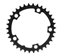 equlup Plateau de vélo Rond en Acier, diamètre extérieur 140 mm/5,5 Pouces, diamètre intérieur 110 mm/4,3 Pouces, 34 Dents, pour Moteur à entraînement Central TONGSHENGTSDZ 2 TSDZ 2B