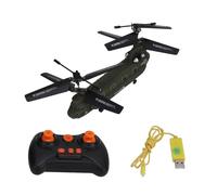 equlup RC Airplane Remote Control Plane Fighter Jet Hélicoptère Double hélicoptère d'hélicoptère avec Emprise d'altitude, Jouet pour Enfants débutants