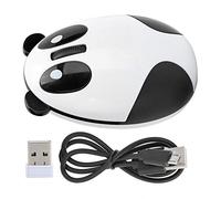 equlup Souris sans Fil, Souris d'ordinateur 2,4 GHz Panda Mignon avec récepteur USB Souris Optique sans Fil Rechargeable Portable pour Ordinateur Portable PC Cadeau
