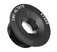 equlup Vis de pédalier, vis de manivelle de vélo de Route 20 mm / 0,8 Pouces Vis de Bras de manivelle de vélo en Alliage d'aluminium M20x10 Vis de pédalier Boulon de Fixation de manivelle (Noir)