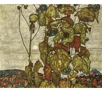 EQVRDCUW Peinture Célèbre Peintures Murales sur Toile Art Mural Toile Soleil d'automne d'Egon Schiele Affiche Art Mural pour Salon 60x90cm