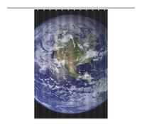 EQWKZRPYM Bath CurtainRideau Douche Imperméable Opaque 46.85x70.87Inch（119x180cm） 12 Crochets Plastique + Oeillets Métal, Résistant Chaleur Earth