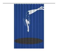 EQWKZRPYM Bath CurtainRideau Opaque pour Douche /Baignoire, Polyester Fall Into The Stars Imperméable avec Crochets Et Oeillets , Résistant À La Chaleur