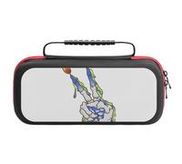 EQWKZRPYM Pochette De Transport Nintendo Switch 2 Halloween, Skeleton Hand on Fireavec Housse Anti-EauOne Size