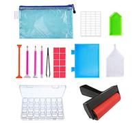 EQWQSIXD 22 pièces 5D DIY 5D Strass Image Accessoires 5D Strass Image Kit d'outils