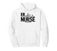 ER Nurse Club EKG Heartbeat Urgence Sweat à Capuche