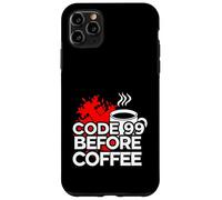 ER Nurse Code 99 Before Coffee Medical Humor Coque pour iPhone 11 Pro Max