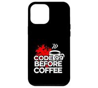 ER Nurse Code 99 Before Coffee Medical Humor Coque pour iPhone 12 Pro Max