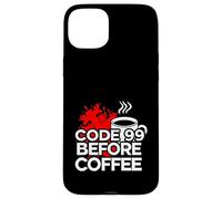 ER Nurse Code 99 Before Coffee Medical Humor Coque pour iPhone 15 Plus