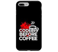 ER Nurse Code 99 Before Coffee Medical Humor Coque pour iPhone 7 Plus/8 Plus