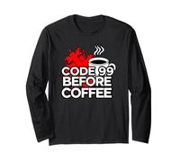 ER Nurse Code 99 Before Coffee Medical Humor Manche Longue