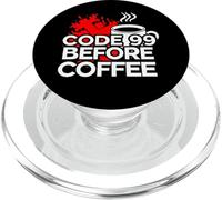 ER Nurse Code 99 Before Coffee Medical Humor PopSockets PopGrip pour MagSafe