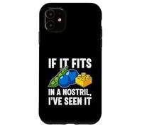 ER Nurse Humor If It Fits in A Nostril Coque pour iPhone 11