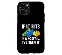 ER Nurse Humor If It Fits in A Nostril Coque pour iPhone 11 Pro
