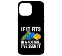 ER Nurse Humor If It Fits in A Nostril Coque pour iPhone 13 Pro Max