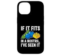ER Nurse Humor If It Fits in A Nostril Coque pour iPhone 14