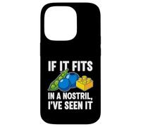 ER Nurse Humor If It Fits in A Nostril Coque pour iPhone 14 Pro